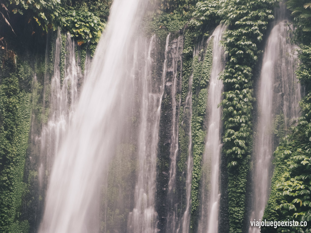  Cascada Tiu Kelep en Lombok, Indonesia. Ejemplo de efecto seda: f/20 - 1/10s - ISO 200 - 42mm 