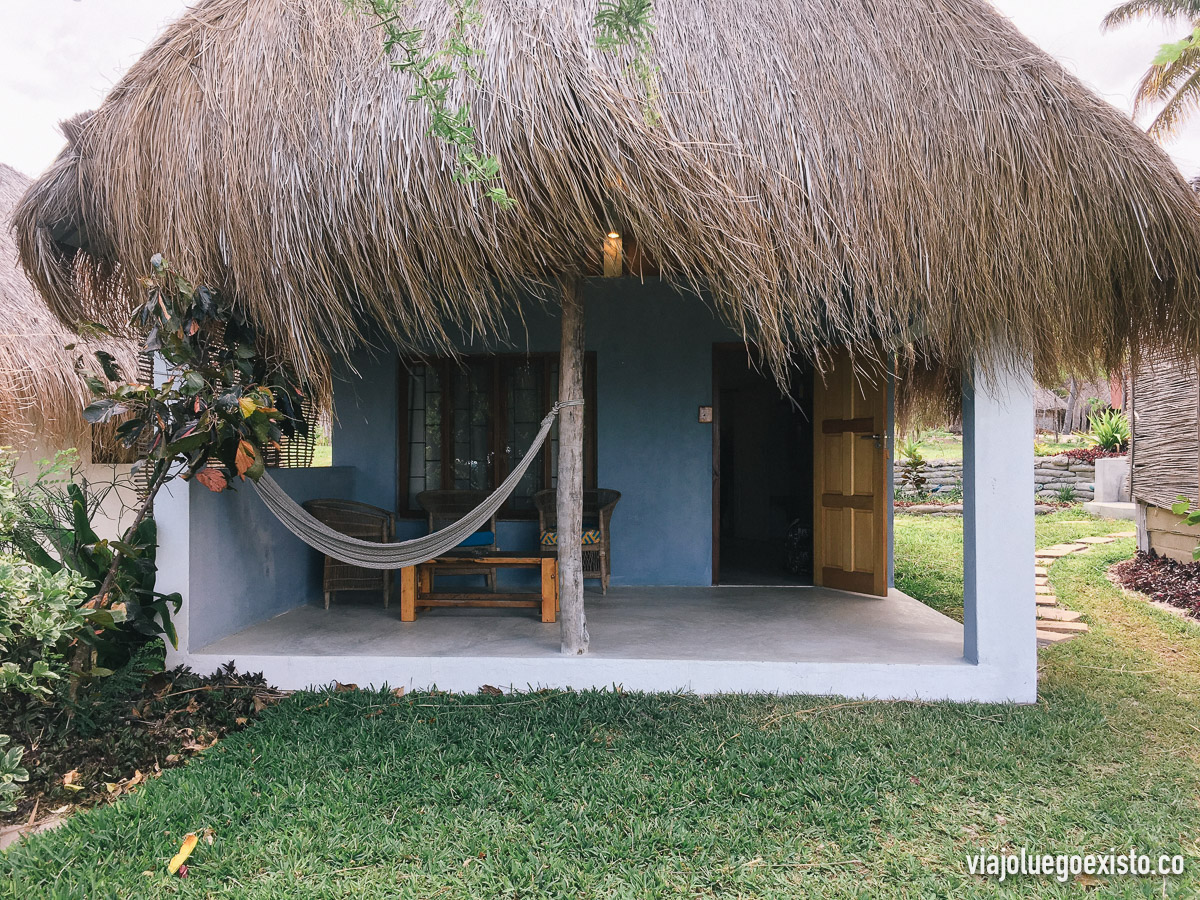  Nuestra cabaña en frente del mar en Baobab Beach Resort, en Vilanculos. 