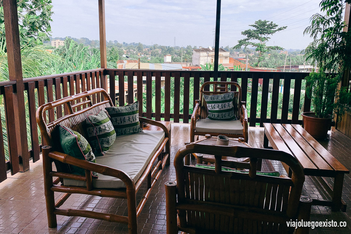 La terraza del Sweet Guest House.