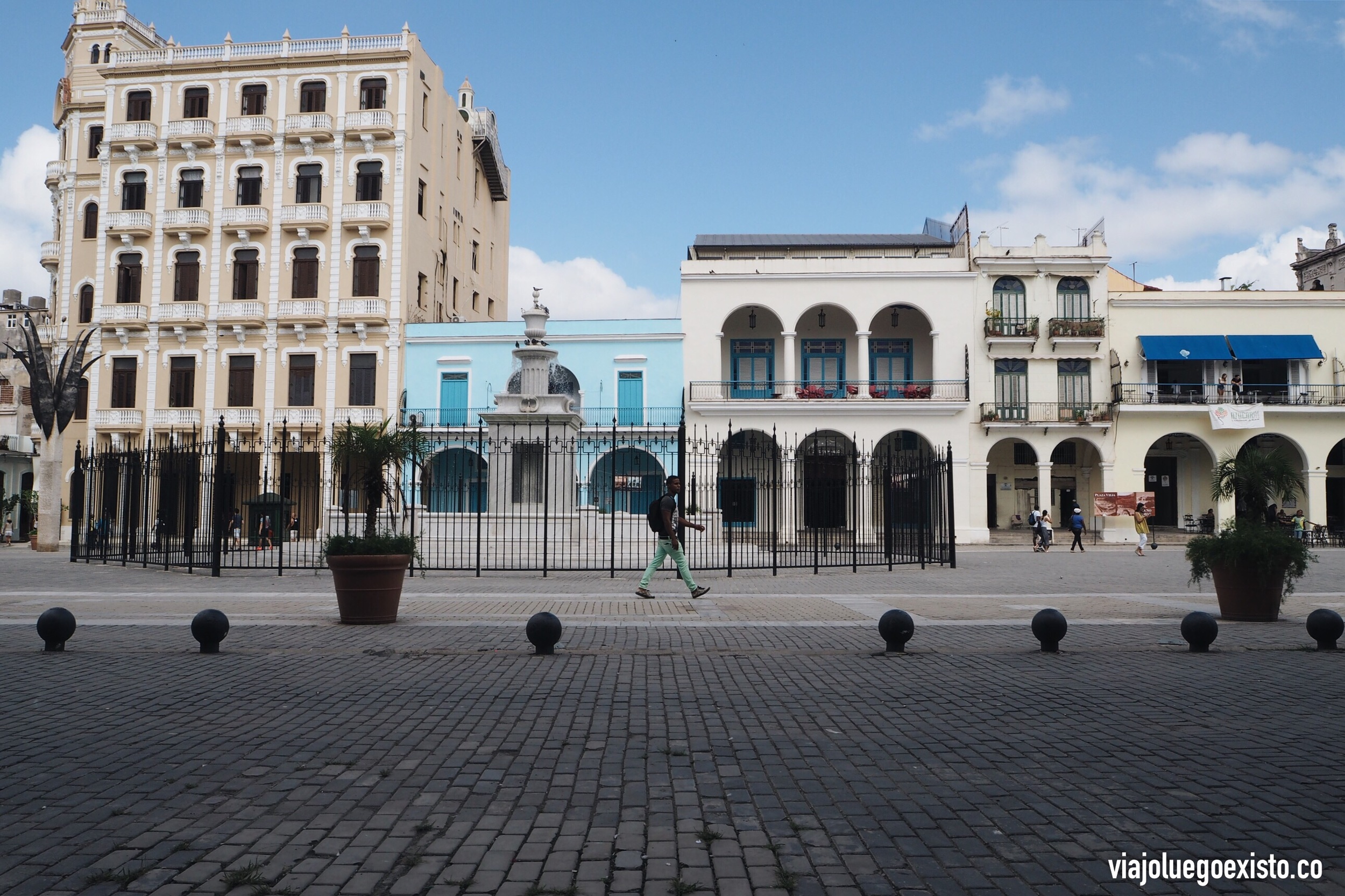  Plaza Vieja en La Habana Vieja.&nbsp; 