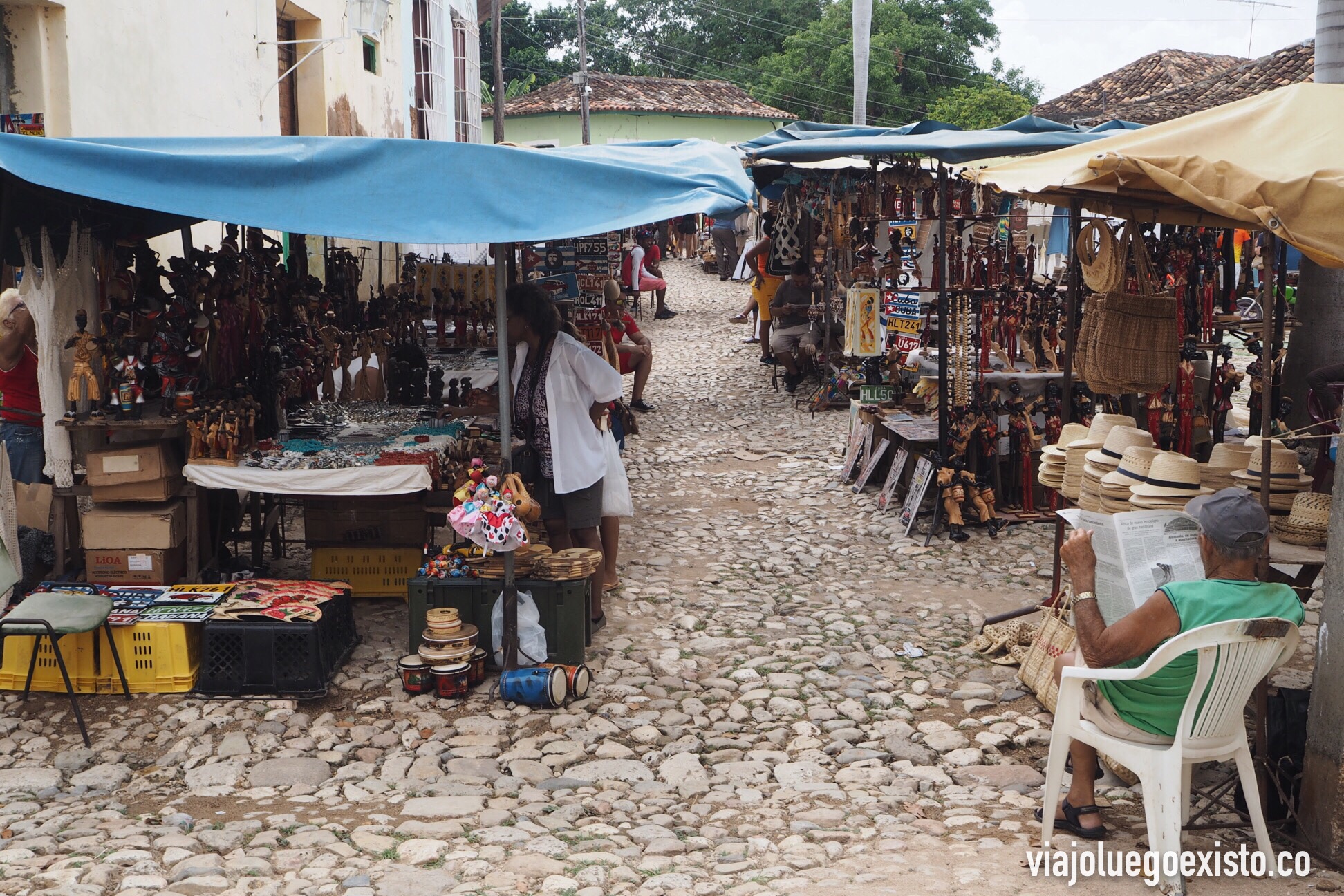  Mercado de artesanía.&nbsp; 