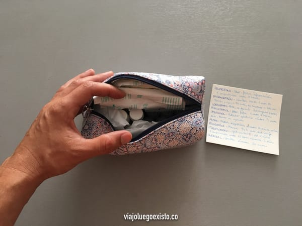 Qué llevar en un botiquín de viaje